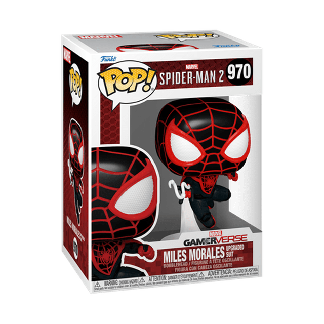 Upgraded Suit Miles Morales (970) Spider-Man 2 Funko Pop Vinyl - 2
