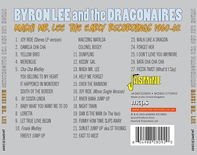 Mash! Mr. Lee: The Early Recordings 1960-62 - 1