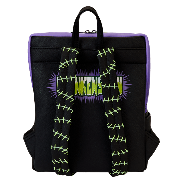 Frankenstein Neon Mask Universal Monsters Loungefly Mini Backpack - 6