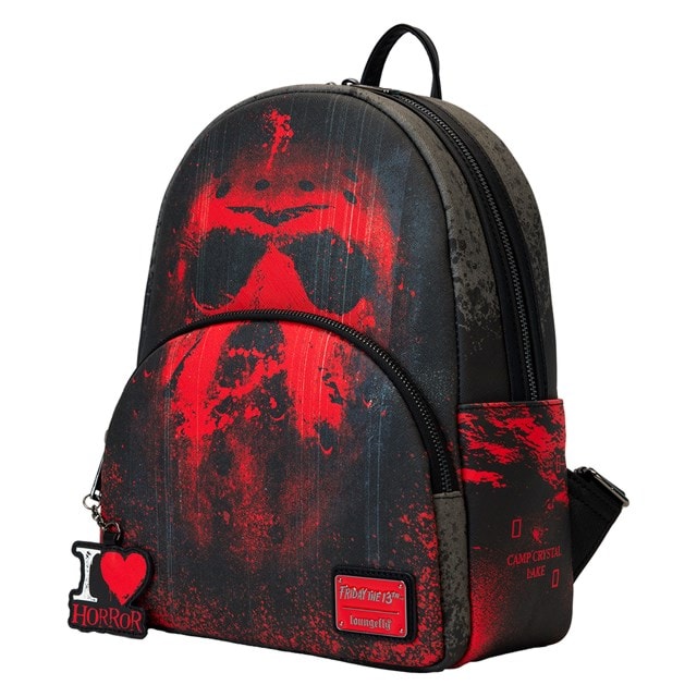 I Heart Horror Friday The 13th Loungefly Mini Backpack - 3