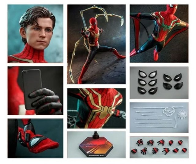 1:6 Spider-Man Integrated Suit - Spider-Man No Way Home Hot Toys Figure - 5