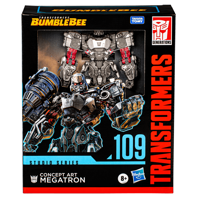 Transformers Studio Series Leader Bumblebee 109 Concept Art Megatron Hasbro Action Figure - 4