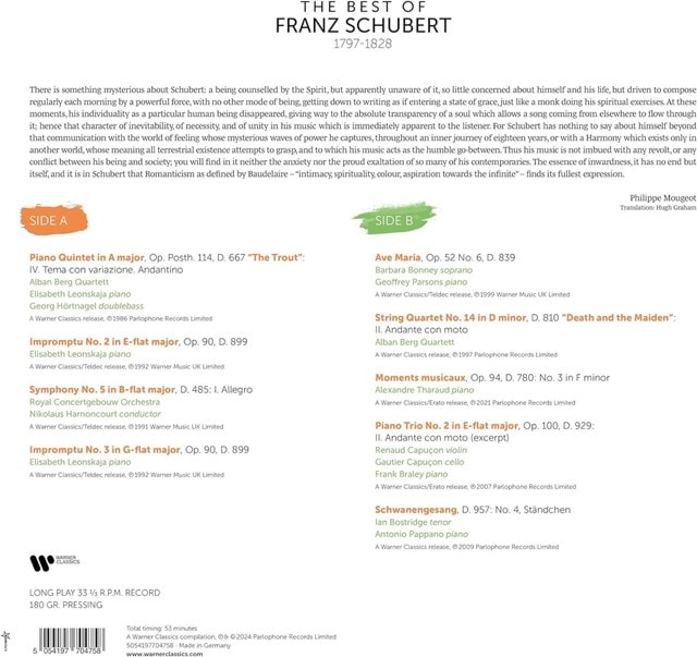 The Best of Franz Schubert - 1