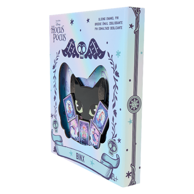 Hocus Pocus Tarot Binx Glow In The Dark Loungefly Collector Box Sliding Pin - 2