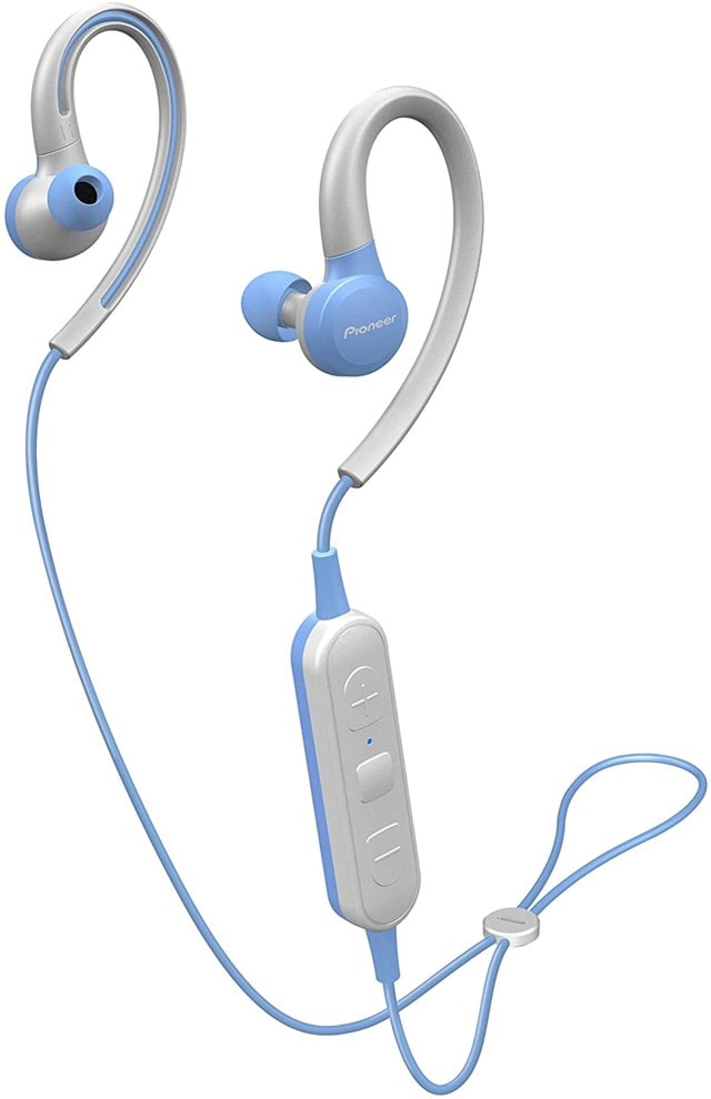 Pioneer E6 Blue Sports Bluetooth Earphones - 1