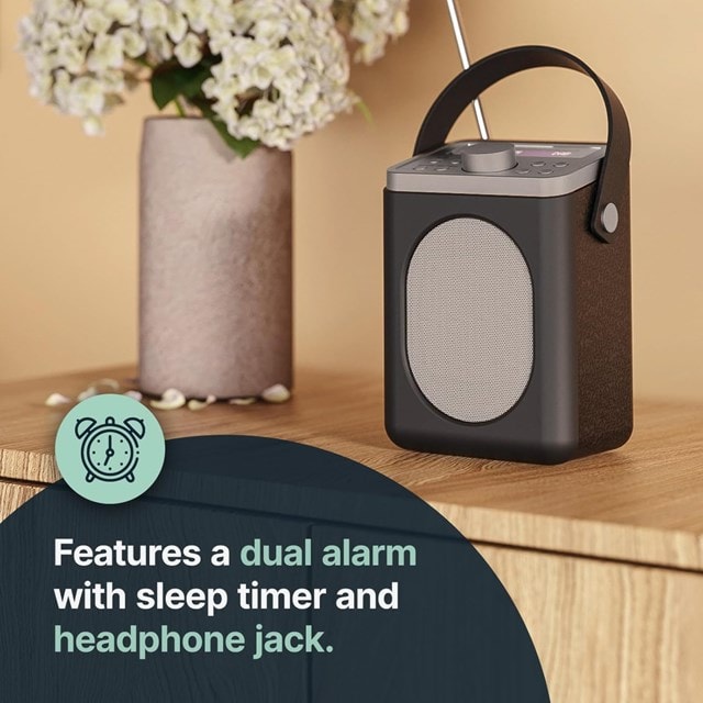 Majority Little Shelford Black/Grey DAB+/FM Portable Radio - 5