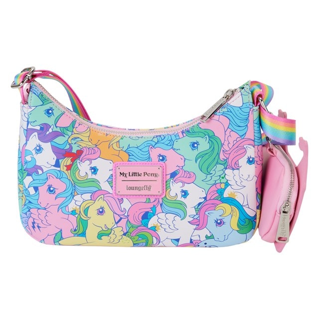 My Little Pony Large All Over Print Baguette Crossbody Bag Loungefly - 4