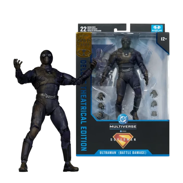 Ultraman Battle Damage Superman 2025 Gold Label Deluxe Theatrical Edition McFarlane Figurine - 1