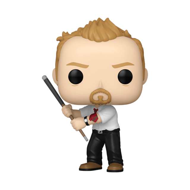 Shaun With Pool Cue With Chance Of Chase 1660 Shaun Of The Dead Funko Pop Vinyl - 1