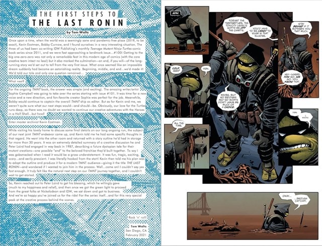 Teenage Mutant Ninja Turtles: The Last Ronin Director's Cut (TMNT) Hardback IDW Graphic Novel - 4
