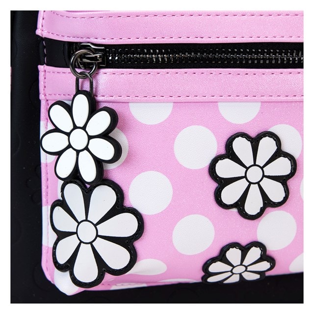 Minnie Mouse Floral Rock The Dots Loungefly Mini Backpack - 6