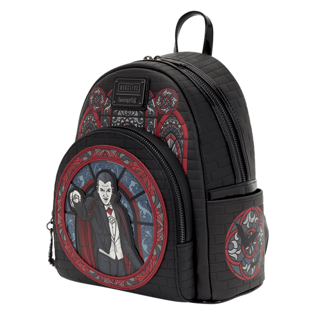 Dracula Stained Glass Universal Monsters Loungefly Mini Backpack - 2