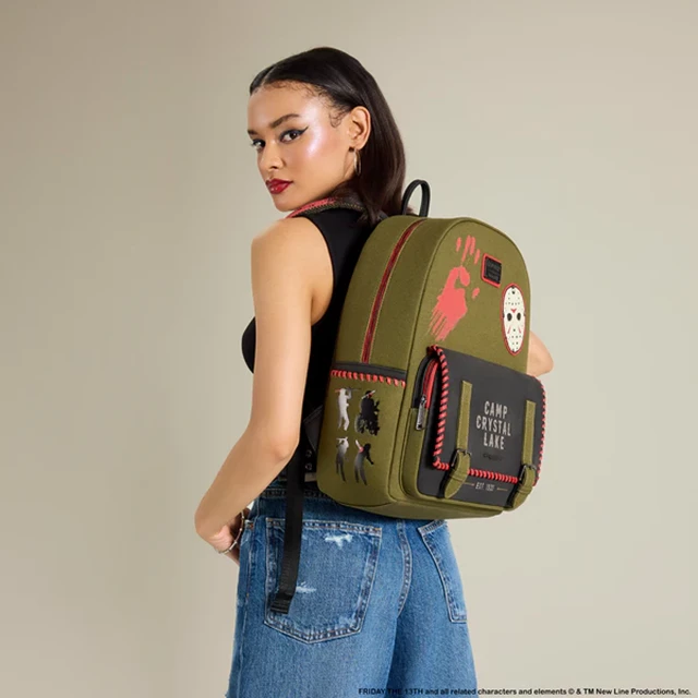 Camp Crystal Lake Friday The 13th Loungefly Full-Size Backpack - 7