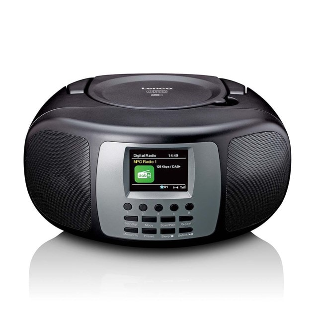 Lenco SCD-860BK Black Bluetooth CD Player With DAB+/FM Radio - 2