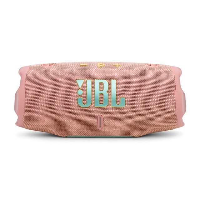 JBL Charge 6 Pink Bluetooth Speaker - 4