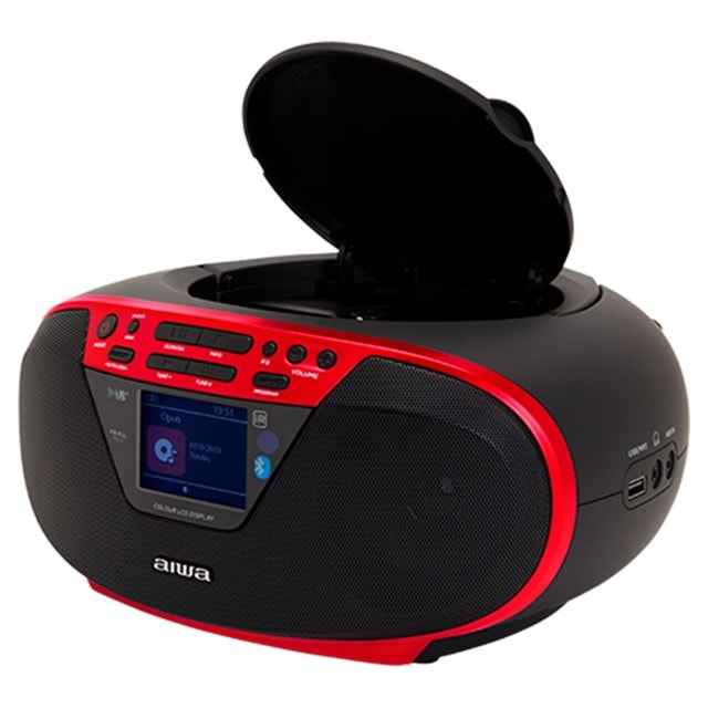 Aiwa BBTU-500DAB Red Bluetooth CD Player with DAB+/FM Radio - 10