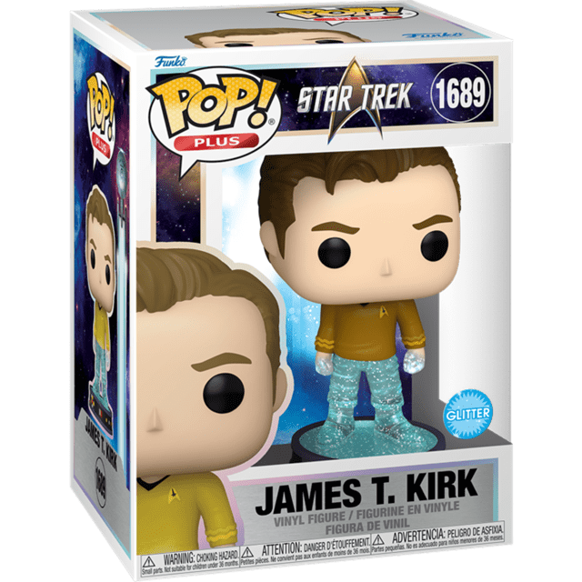 James T. Kirk 1689 Star Trek Transporter Funko Pop Vinyl Plus - 2