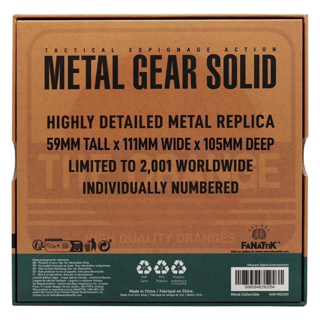 Metal Gear Solid 2 Cardboard Box Replica - 7