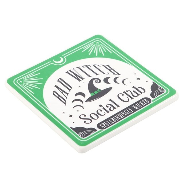 Bad Witch Social Club Green Mug & Coaster Set - 3