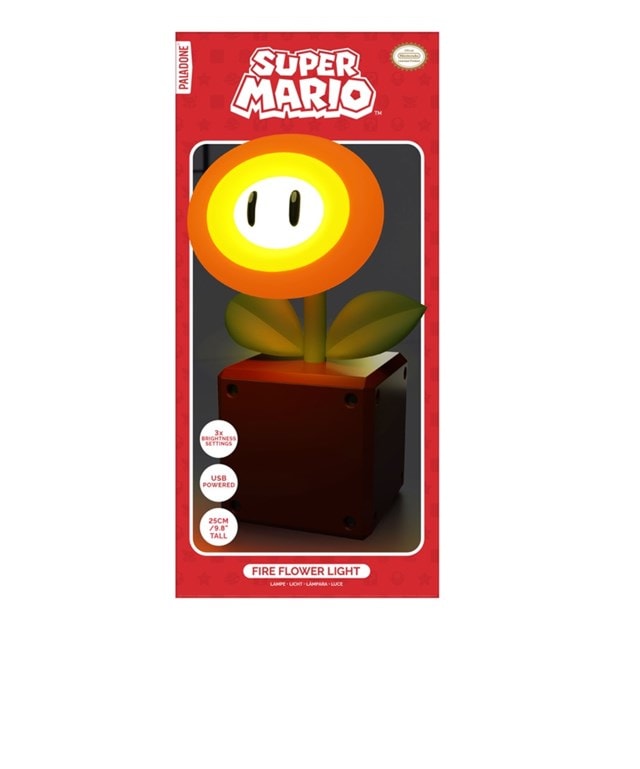 Fire Flower Nintendo Lamp - 2