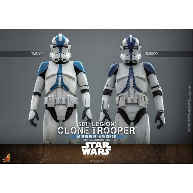 1:6 501st Legion Clone Trooper Hot Toys Figurine - 6