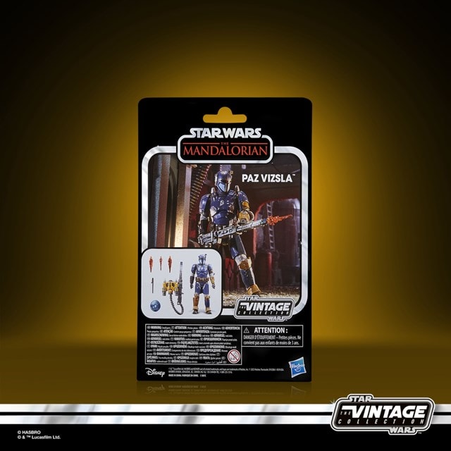 Paz Vizsla Hasbro Star Wars The Vintage Collection The Mandalorian Action Figure - 8