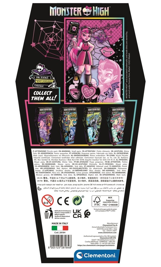 Draculaura Special Edition Coffin Pack Monster High 150 Piece Jigsaw Puzzle - 4