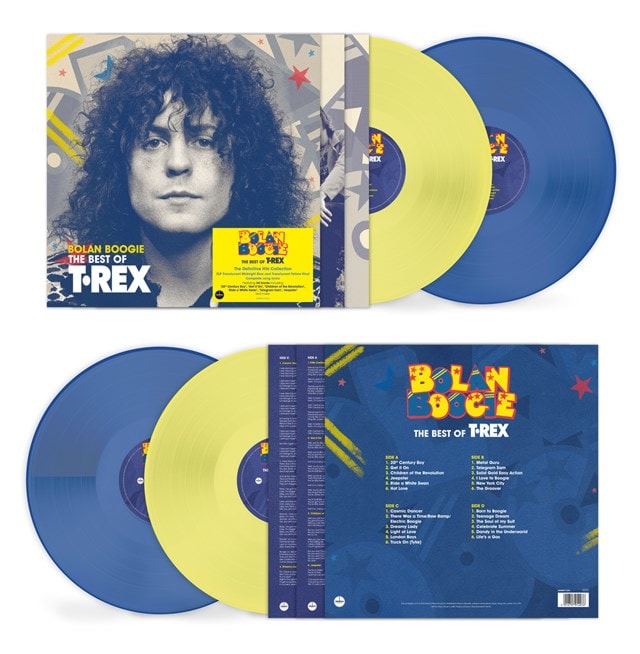 Bolan Boogie: The Best of T.Rex - Blue & Yellow 2LP - 2