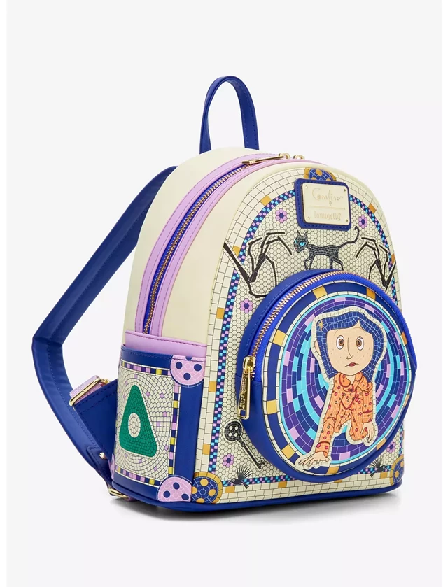 Coraline Tunnel Scene Tile hmv Exclusive Loungefly Mini Backpack - 2
