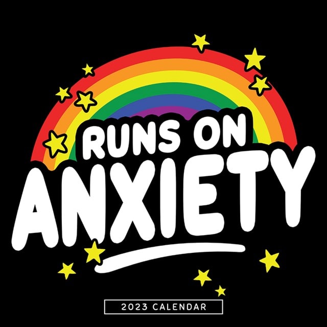 Runs On Anxiety 2023 Calendar - 1