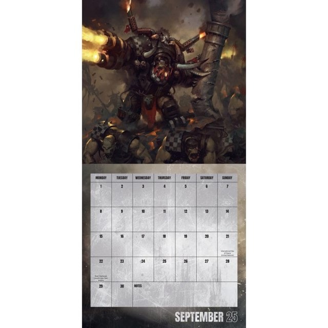 Warhammer 2025 Square Calendar - 3