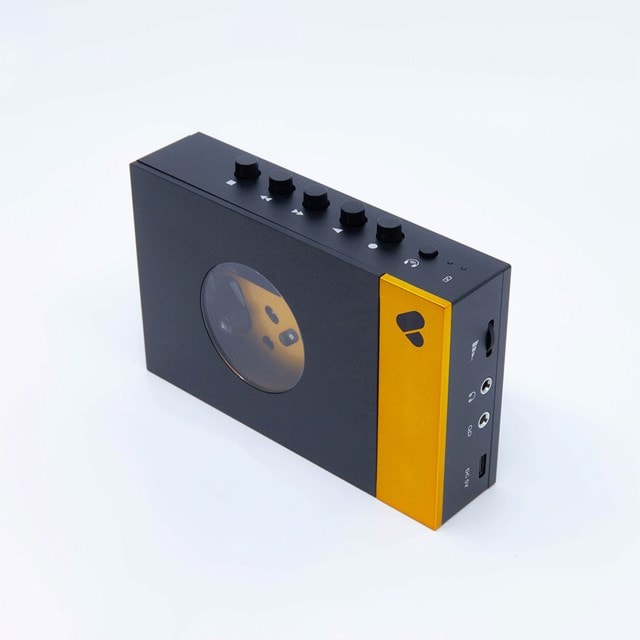 We Are Rewind Amy Black/Yellow Portable Bluetooth Cassette Player - 2