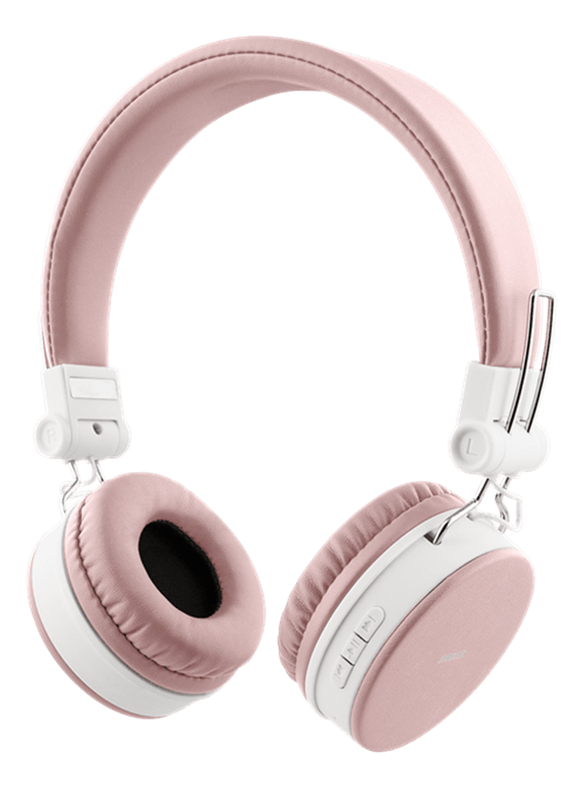 Streetz HL-BT402 Pink Bluetooth Headphones - 2