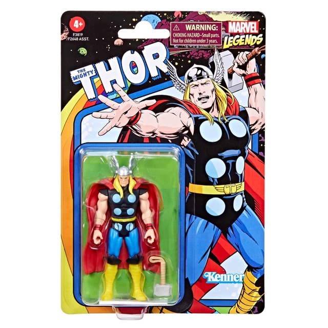 Thor Hasbro Marvel Legends Series 3.75-inch Retro 375 Collection Action Figure - 3