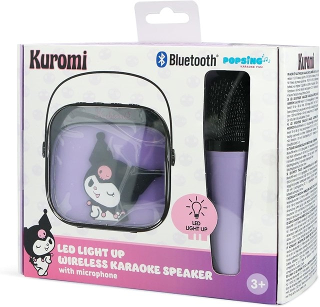 OTL Kuromi PopSing LED Light-Up Bluetooth Karaoke Speaker & Microphone - 9