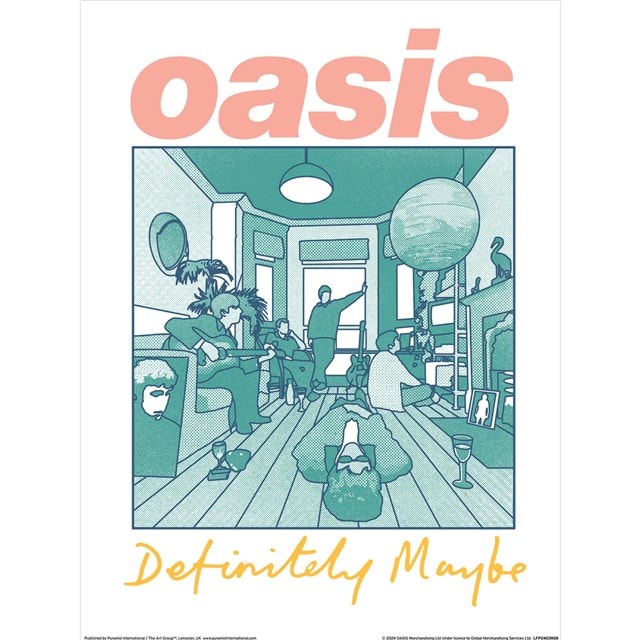 Definitely Art Oasis 30cm x 40cm Print | HMV Store