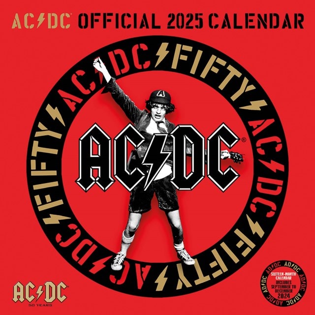 AC/DC 2025 Square Calendar - 1