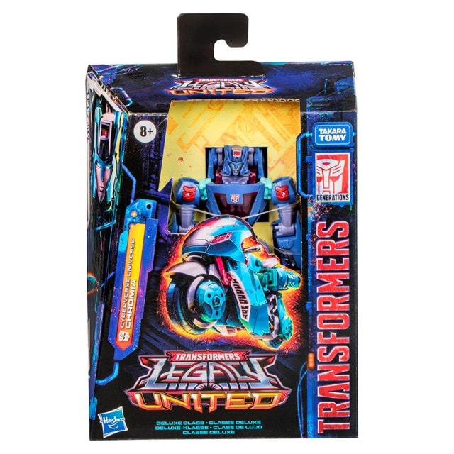 Transformers Legacy United Deluxe Class Cyberverse Universe Chromia Converting Action Figure - 12