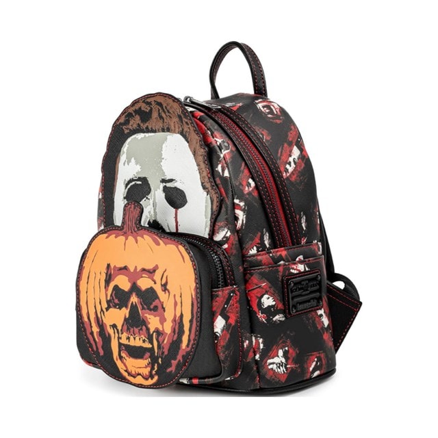 Halloween 2 Michael Myers Pumpkin Mini Backpack hmv Exclusive Loungefly - 2