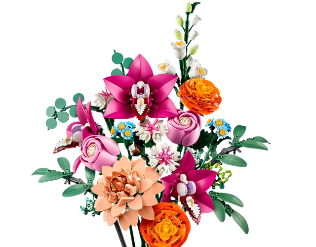 Pretty Pink Flower Bouquet Botanicals LEGO - 2