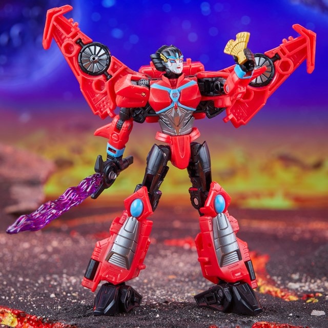 Transformers Legacy United Deluxe Class Cyberverse Universe Windblade Converting Action Figure - 9