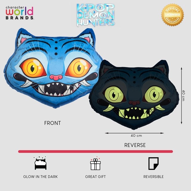 K-Pop Demon Hunters Derpy Shaped Glow In The Dark Cushion - 2