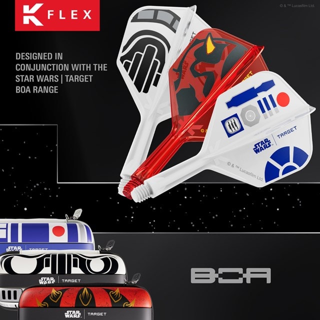 Darth Maul Star Wars Moulded Darts Flights & Shafts - 2