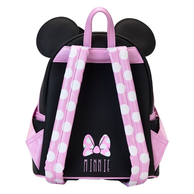 Minnie Mouse Floral Rock The Dots Loungefly Mini Backpack - 4