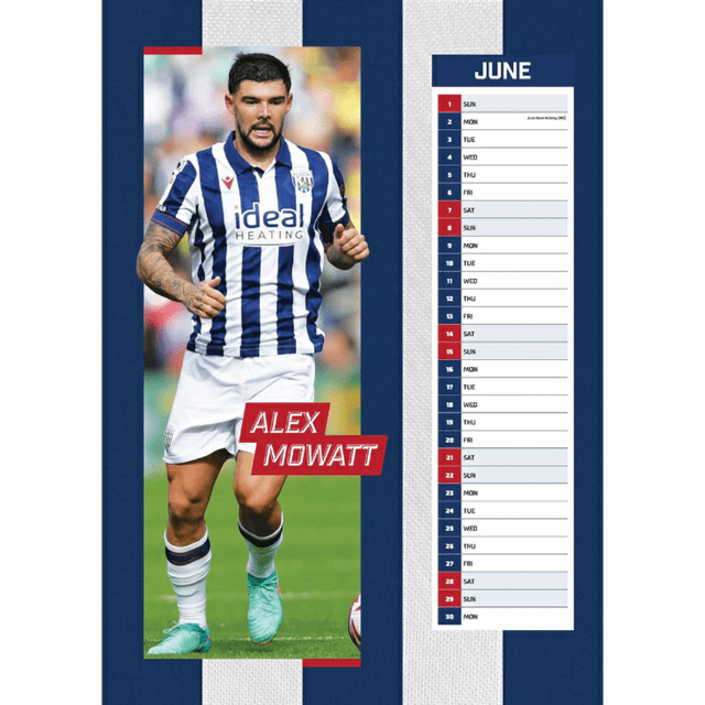 West Brom Legends 2025 Calendar A3 - 5