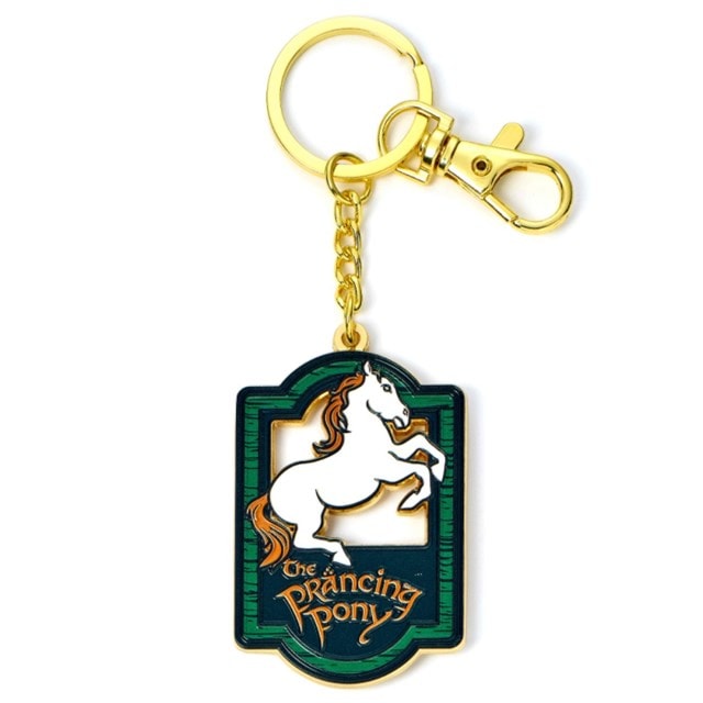 Prancing Pony Pub Sign Lord Of The Rings Keyring - 1