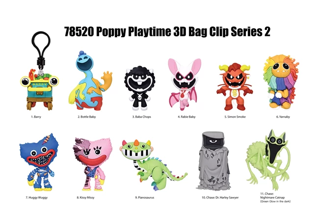 Poppy Playtime Series 2 Bag Clip - 2