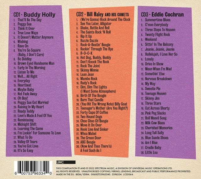 Dreamboats & Petticoats Presents...: Buddy Holly/Bill Haley & His Comets/Eddie Cochran - 2