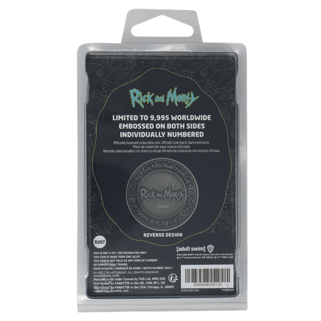 Rick and Morty Limited Edition Collectible Coin - 5