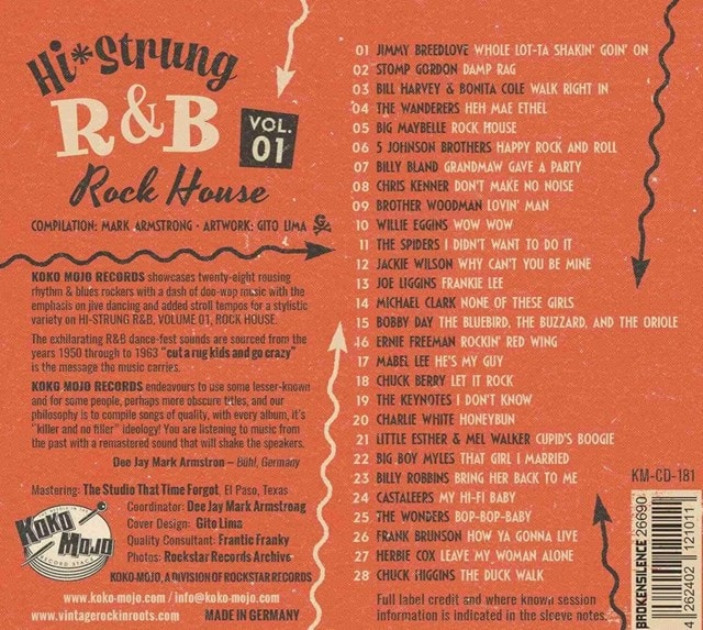 Hi-Strung R&B: Rock House - Volume 1 - 1